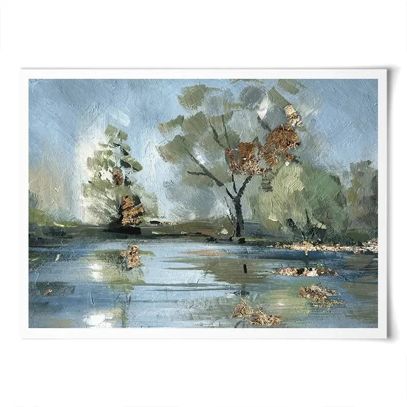 River Landscape Art Print River Landscape Art Print wall art product Svetlana Aleynikova