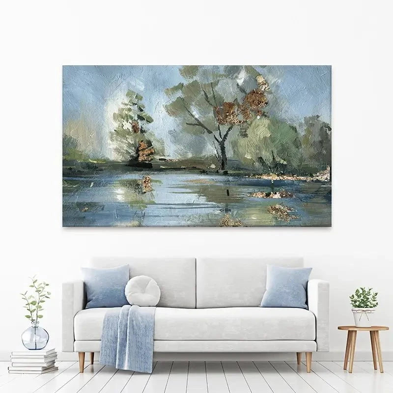 River Landscape Canvas Print River Landscape Canvas Print wall art product Svetlana Aleynikova