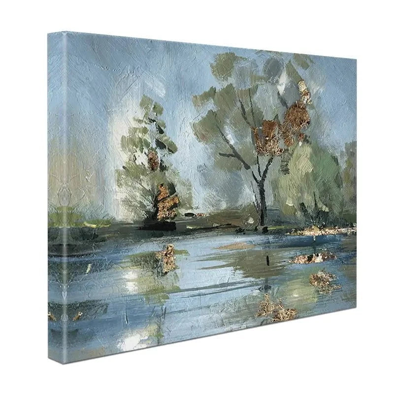 River Landscape Canvas Print River Landscape Canvas Print wall art product Svetlana Aleynikova