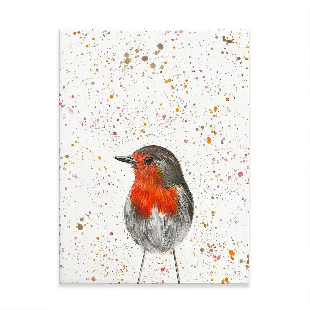 Robin Canvas Print Robin Canvas Print wall art product Emma LC Art