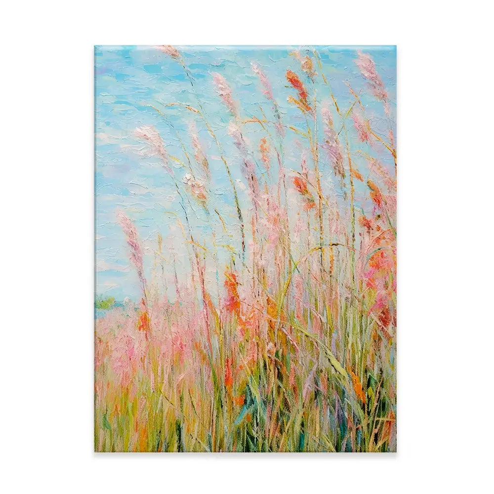 Rough Painted Grass Canvas Print Rough Painted Grass Canvas Print wall art product Treechild