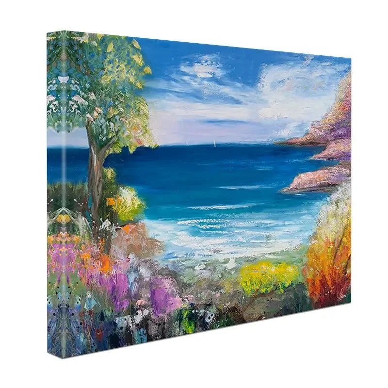 Sail Away Canvas Print Sail Away Canvas Print wall art product Laure Bury