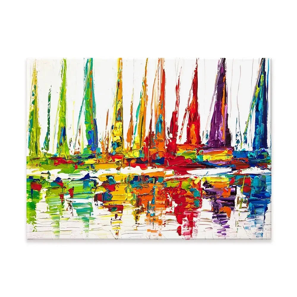 Sail With Me Canvas Print Sail With Me Canvas Print wall art product Osnat Tzadok