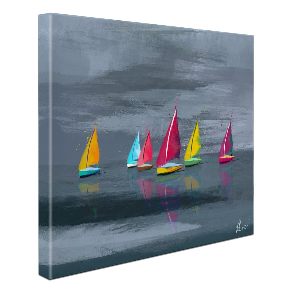 Sailing Canvas Print wall art product Aimee Linzi