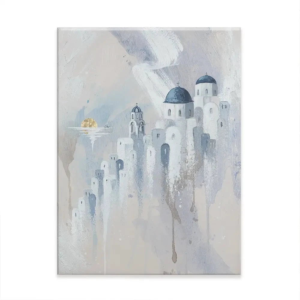 Santorini Paradise Canvas Print Santorini Paradise Canvas Print wall art product Isabella Karolewicz