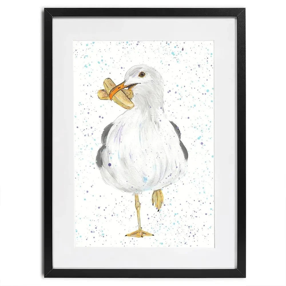 Seagull Spencer Framed Art Print Seagull Spencer Framed Art Print wall art product Emma LC Art