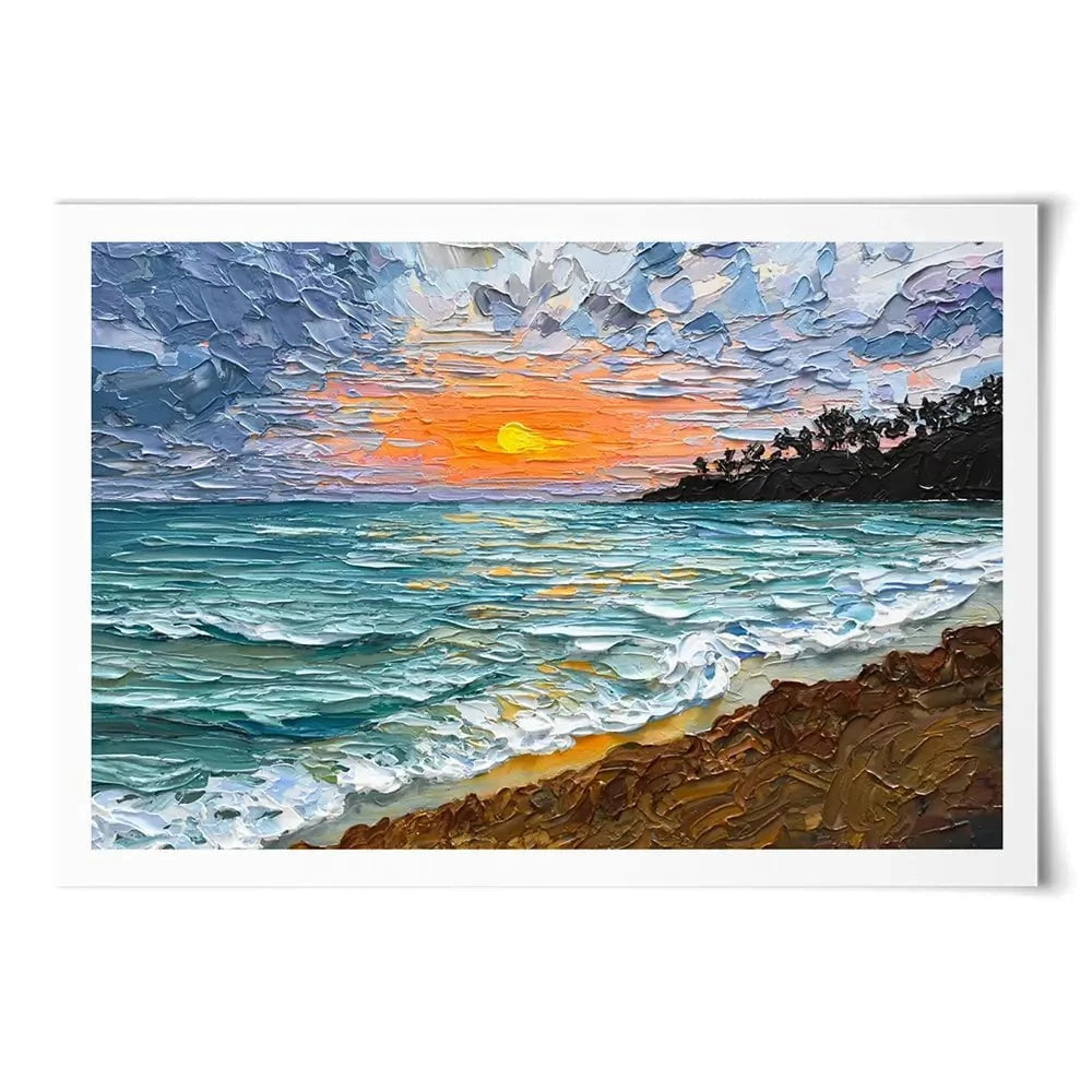Serene Sunset Art Print Serene Sunset Art Print wall art product Olga Tkachyk