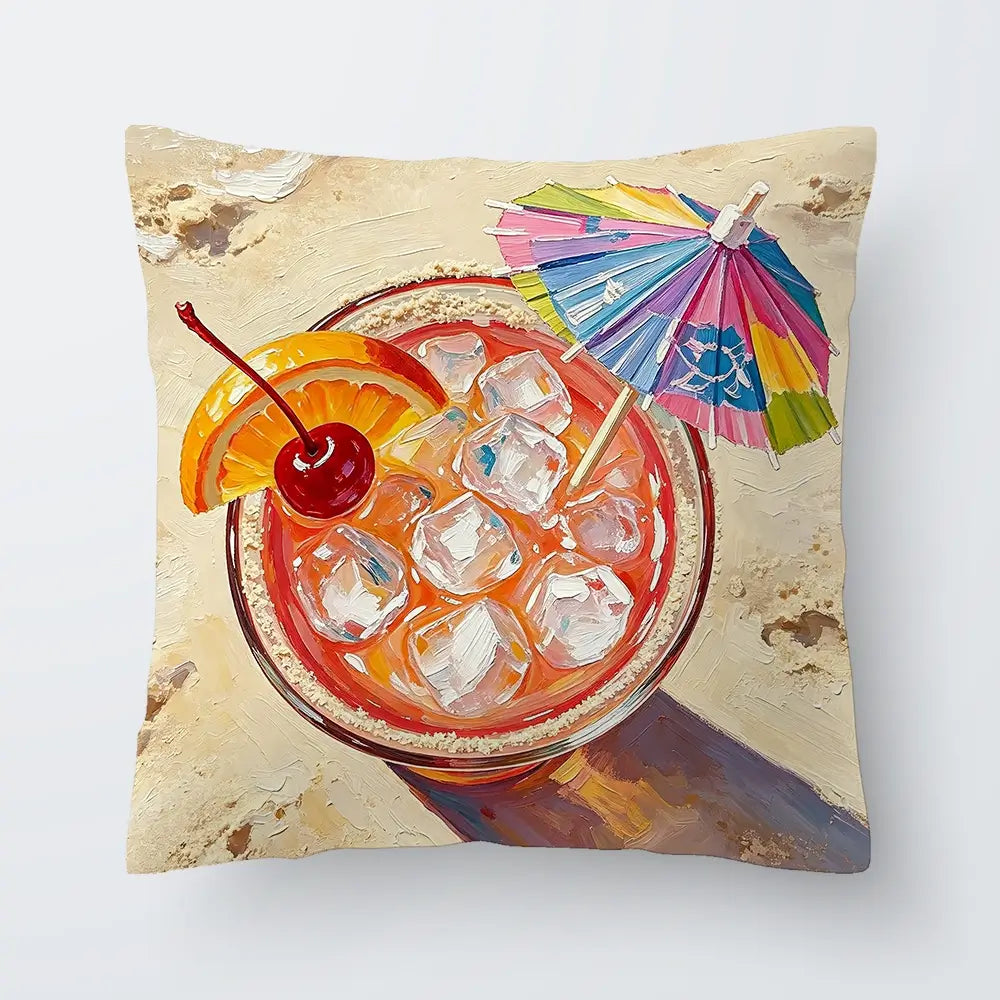 Sex On The Beach Cocktail Cushion Sex On The Beach Cocktail Cushion wall art product David Alexander Elder