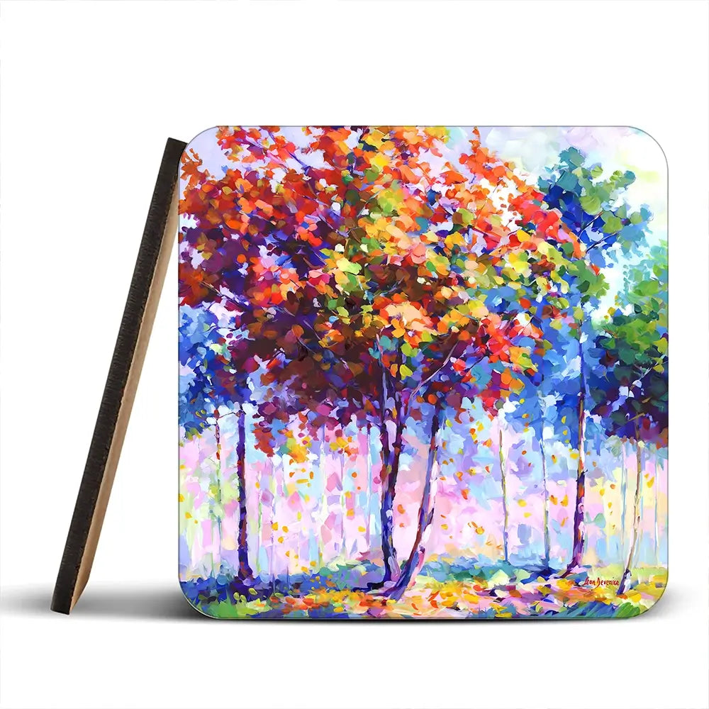 Shades Of Solitude Coaster Set Shades Of Solitude Coaster Set wall art product Leon Devenice
