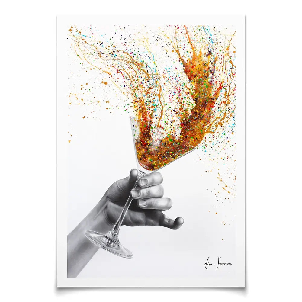 Shaken, Not Stirred Art Print Shaken, Not Stirred Art Print wall art product Ashvin Harrison
