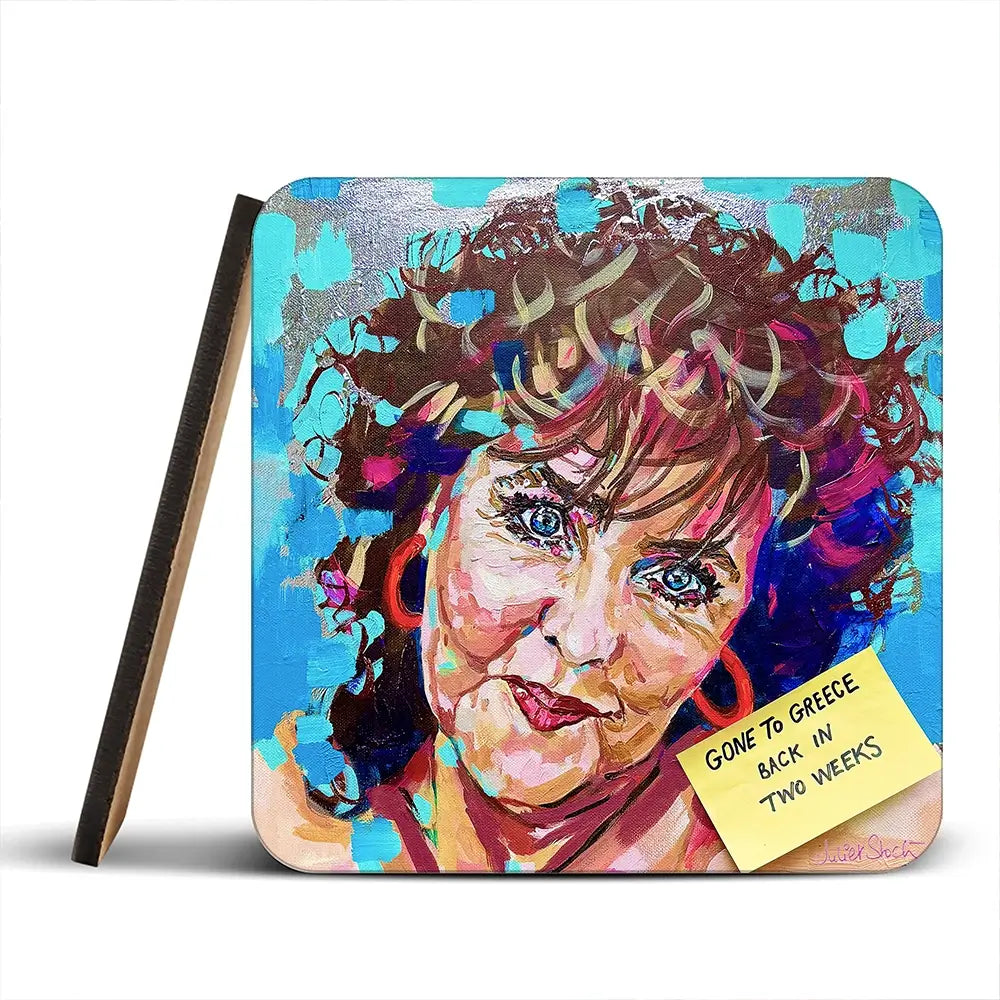 Shirley Valentine Coaster Set Shirley Valentine Coaster Set wall art product Juliet Stockton