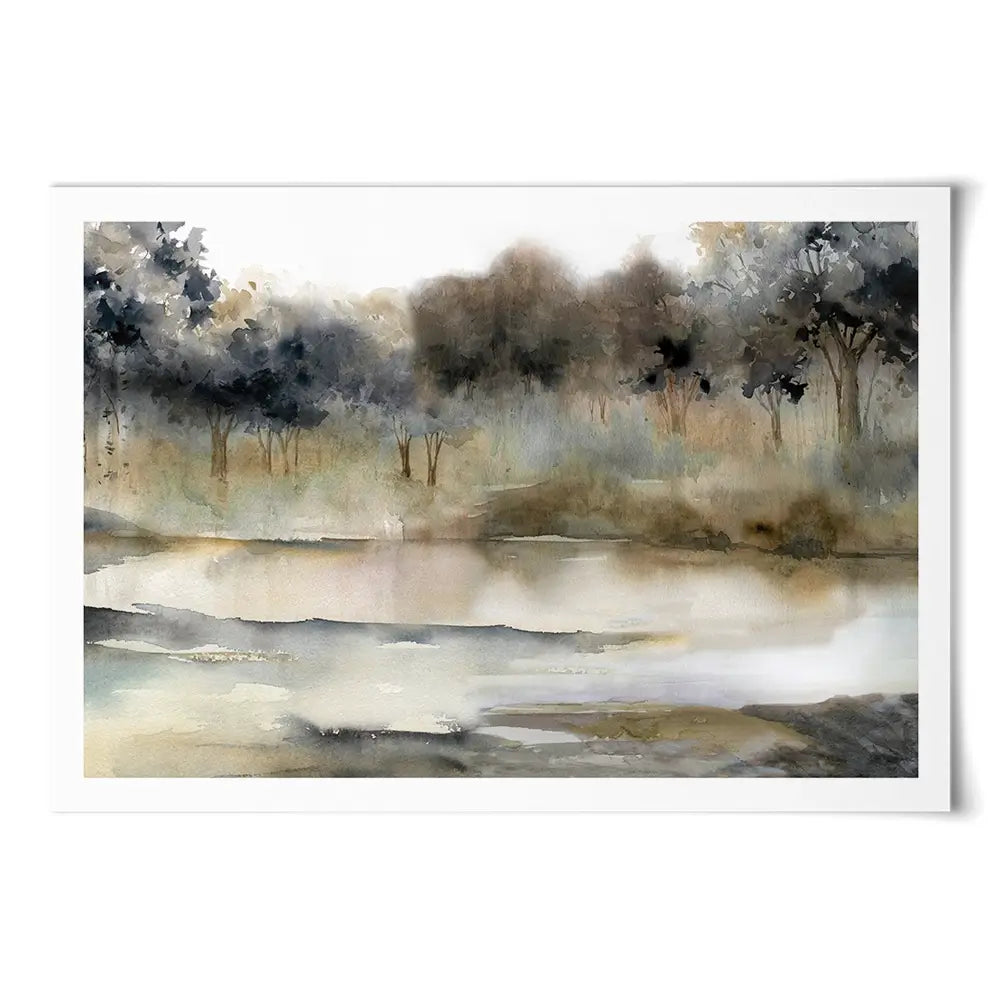 Silent River Art Print Silent River Art Print wall art product Carol Robinson