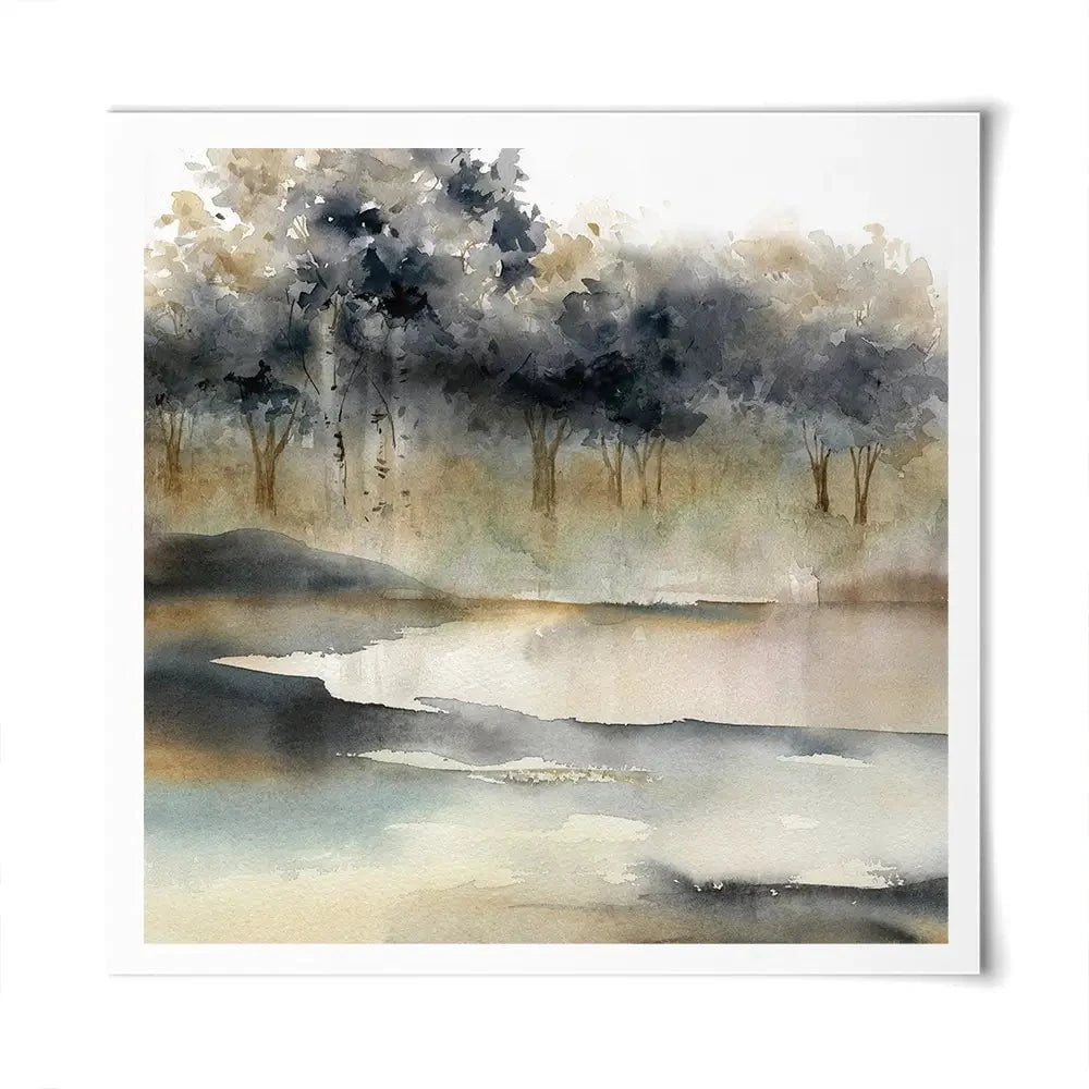 Silent Waters 1 Square Art Print Silent Waters 1 Square Art Print wall art product Carol Robinson