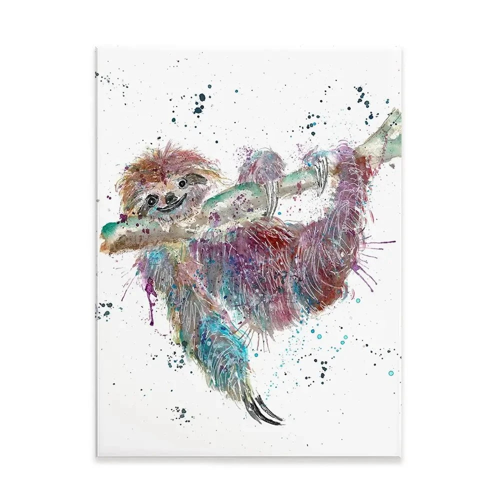 Sloth Life Canvas Print Sloth Life Canvas Print wall art product Jamie Taylor