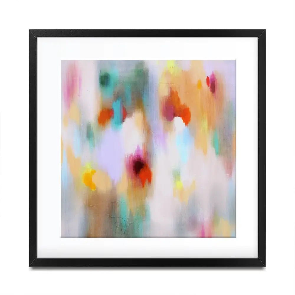 Social Colourfield Square Framed Art Print Social Colourfield Square Framed Art Print wall art product Studio Paint-Ing