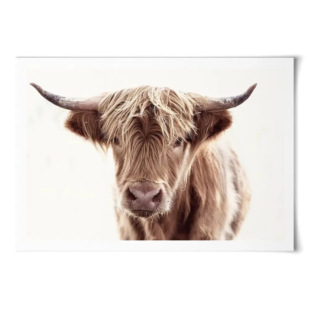 Soft Brown Highland Cow Art Print Soft Brown Highland Cow Art Print wall art product alfee0 / Shutterstock