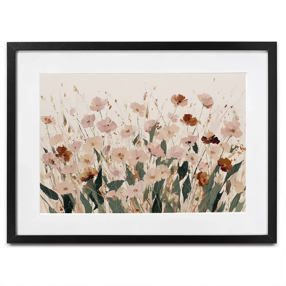 Soft Light Wildflowers Framed Art Print Soft Light Wildflowers Framed Art Print wall art product Chromatic Storm Studio