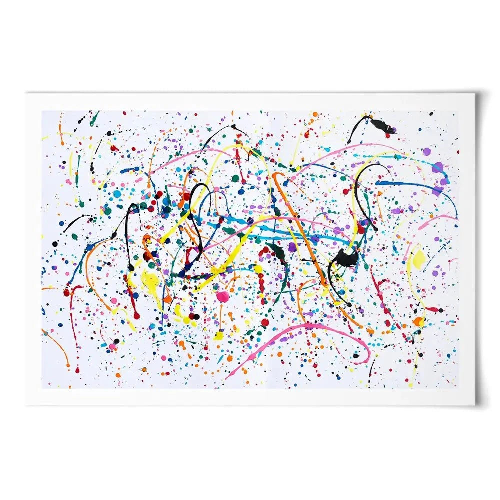 Splashes And Drips Art Print Splashes And Drips Art Print wall art product kenchiro168 / Shutterstock