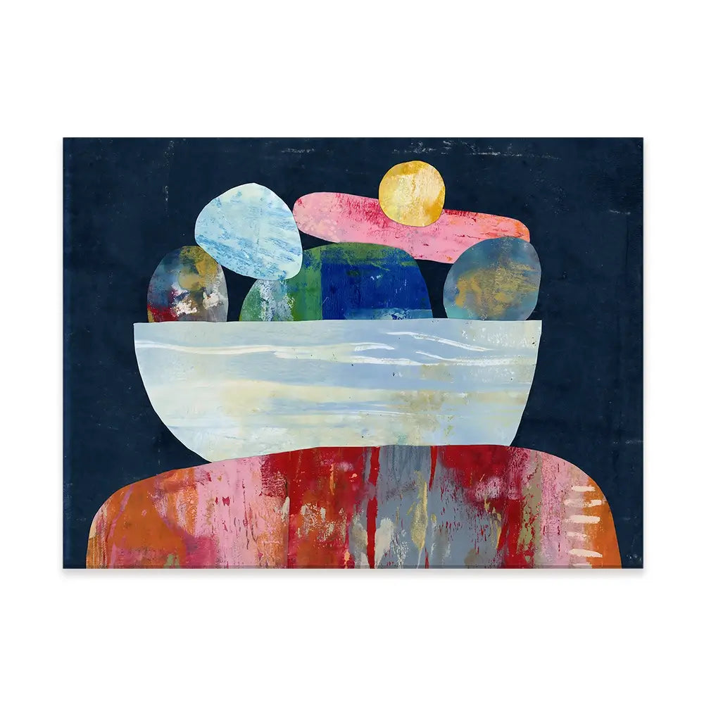 Stacked Collage Canvas Print Stacked Collage Canvas Print wall art product Lisa Nohren - Independent