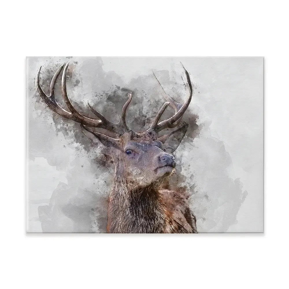 Stag Canvas Print Stag Canvas Print wall art product Matt Gibson / Shutterstock