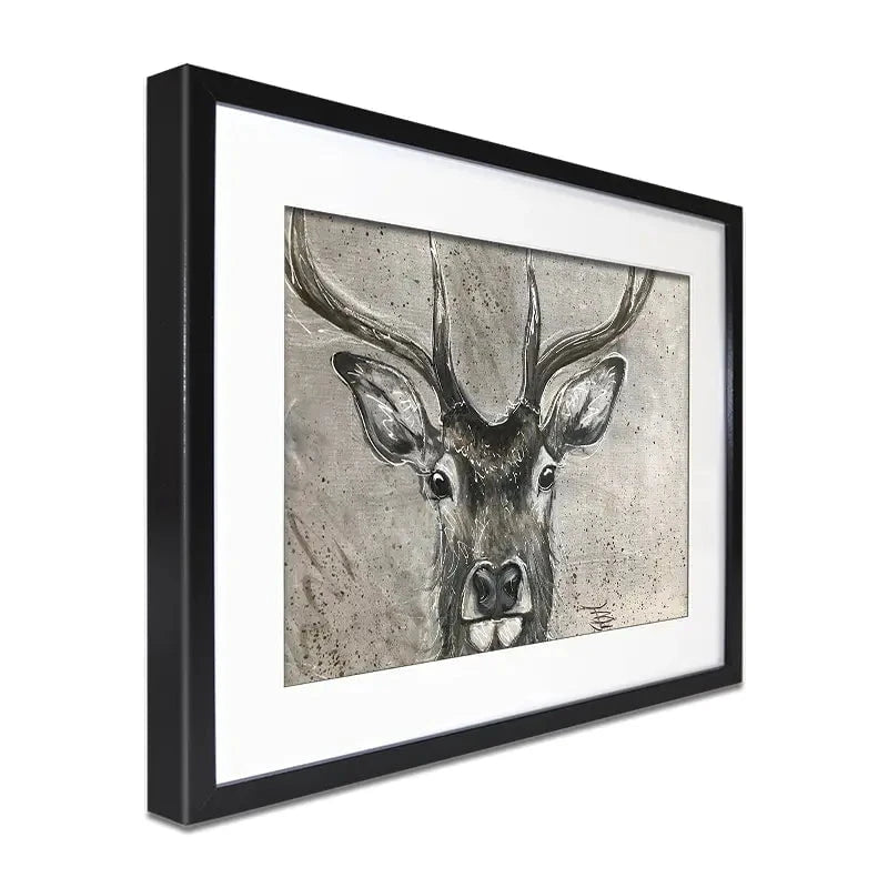 Stag Splash Framed Art Print Stag Splash Framed Art Print wall art product Jane Brookshaw