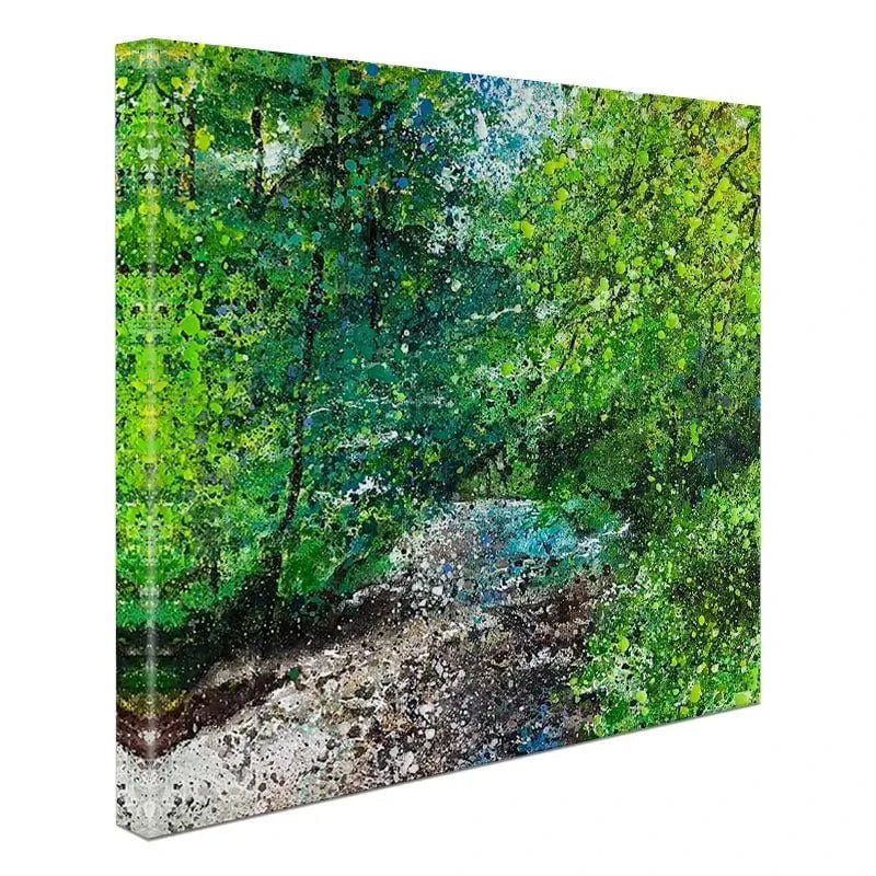 Stream At Lake Vyrnwy Canvas Print Stream At Lake Vyrnwy Canvas Print wall art product Jane Brookshaw