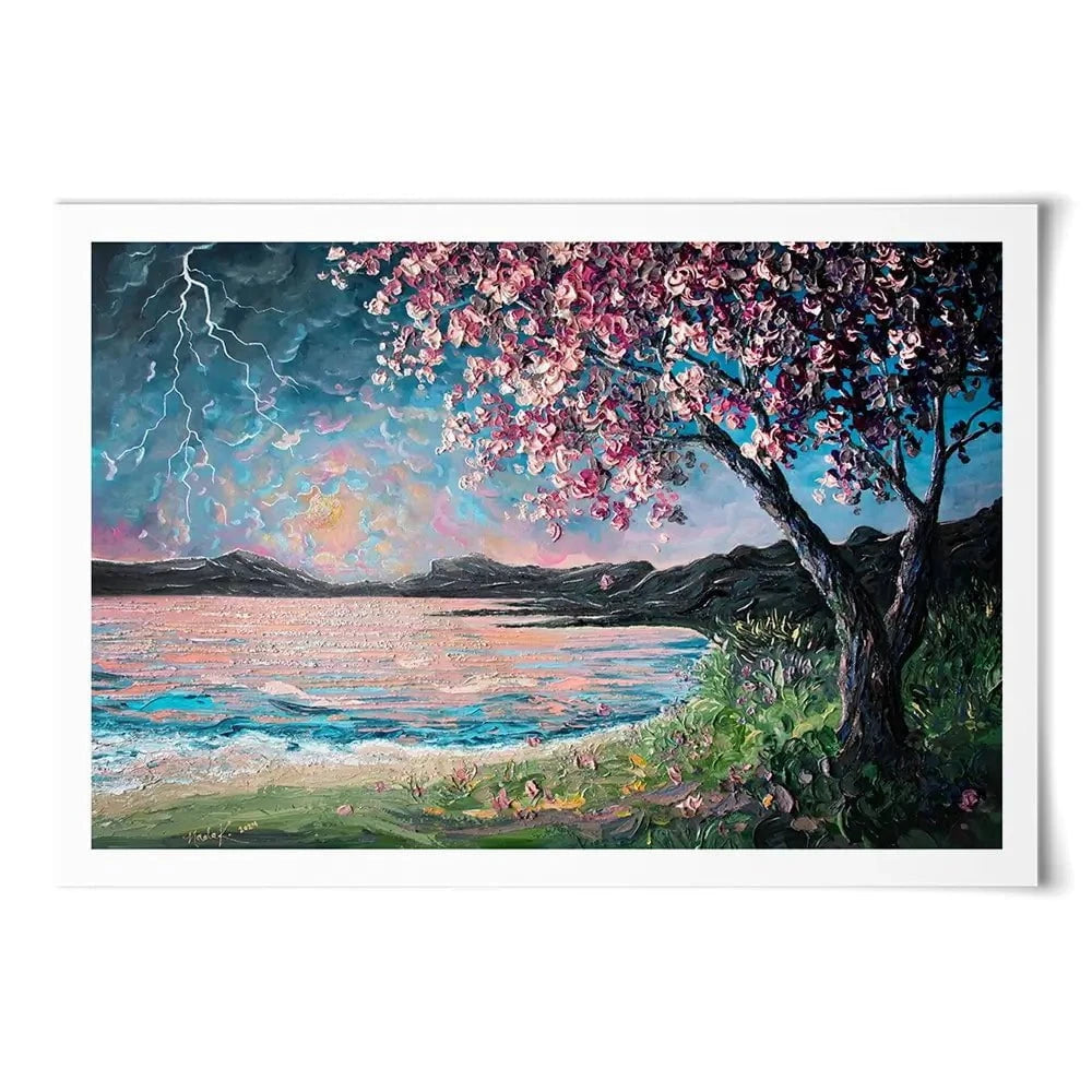 Struck By You Art Print Struck By You Art Print wall art product Nada Khatib