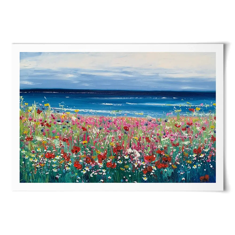 Summer At The Beach Art Print Summer At The Beach Art Print wall art product Laure Bury