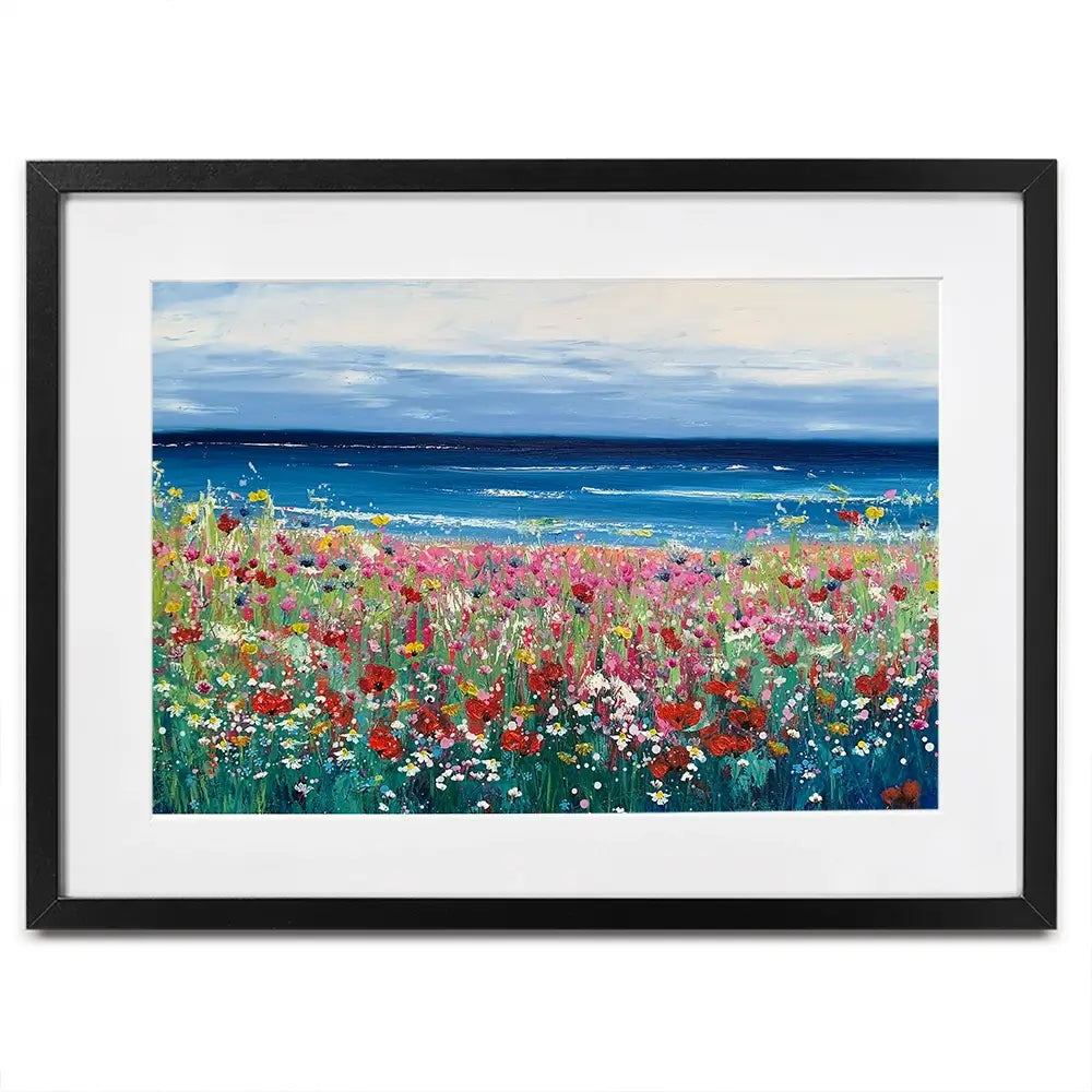 Summer At The Beach Framed Art Print Summer At The Beach Framed Art Print wall art product Laure Bury