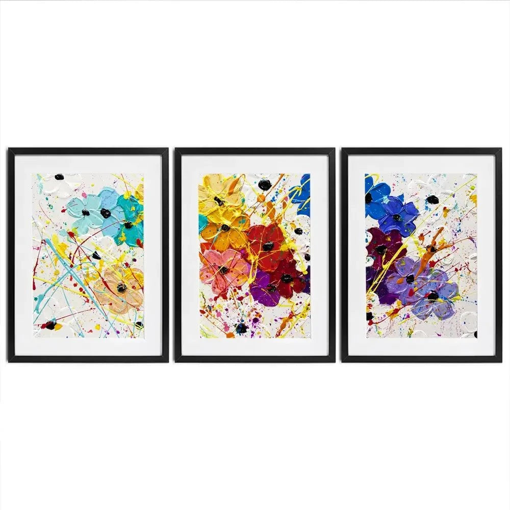 Summer Celebration Framed Art Print Trio Summer Celebration Framed Art Print Trio wall art product Osnat Tzadok