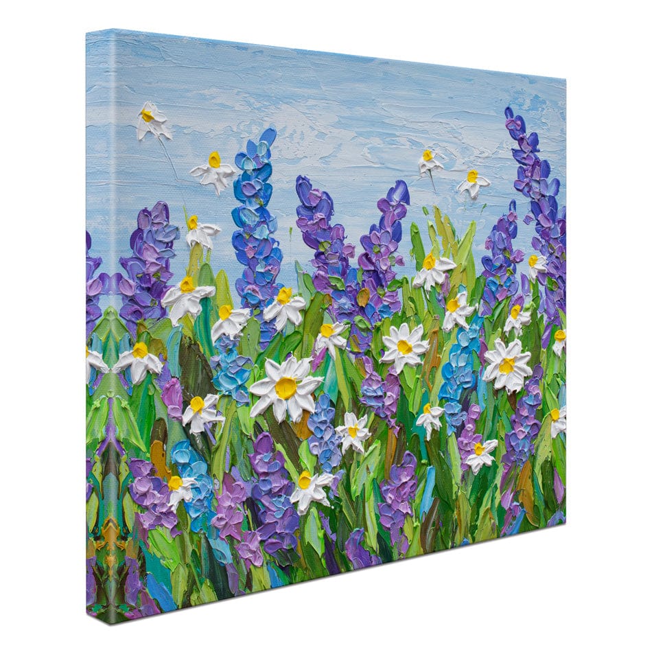 Summer Daisies Canvas Print wall art product Olga Tkachyk