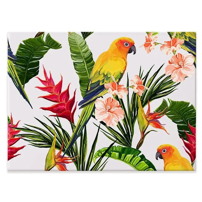 Summer Pattern Canvas Print Summer Pattern Canvas Print wall art product Hanna Kh / Shutterstock
