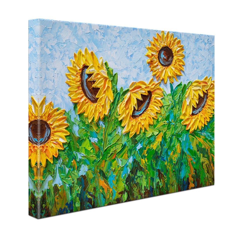 Sunflowers Canvas Print wall art product Olga Tkachyk