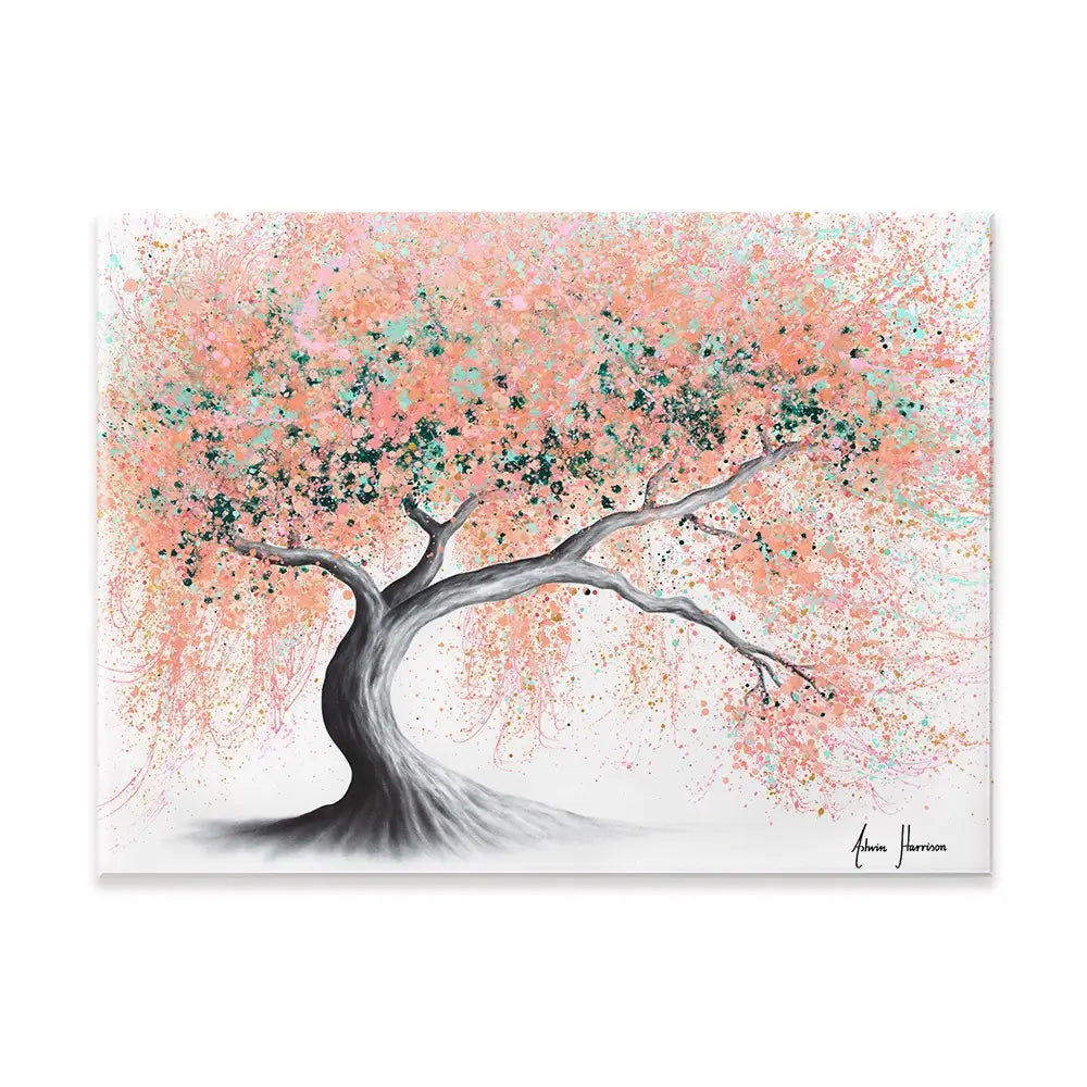 Sunny Peach Tree Canvas Print Sunny Peach Tree Canvas Print wall art product Ashvin Harrison