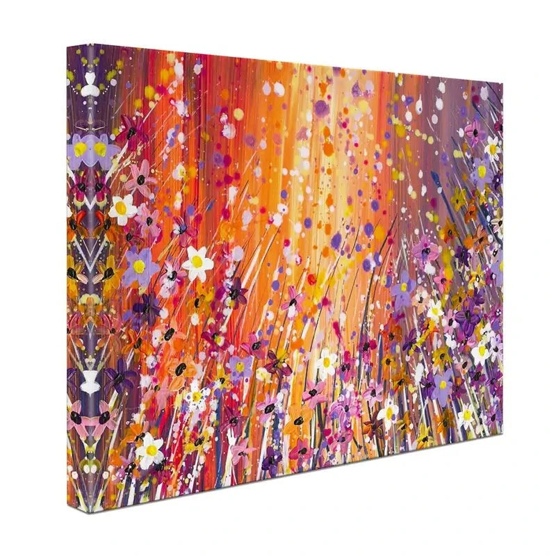 Sunset Chaos Canvas Print Sunset Chaos Canvas Print wall art product Emma LC Art