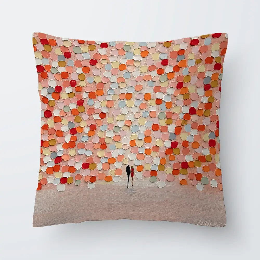 Sunset For Two Cushion Sunset For Two Cushion wall art product Ekaterina Ermilkina