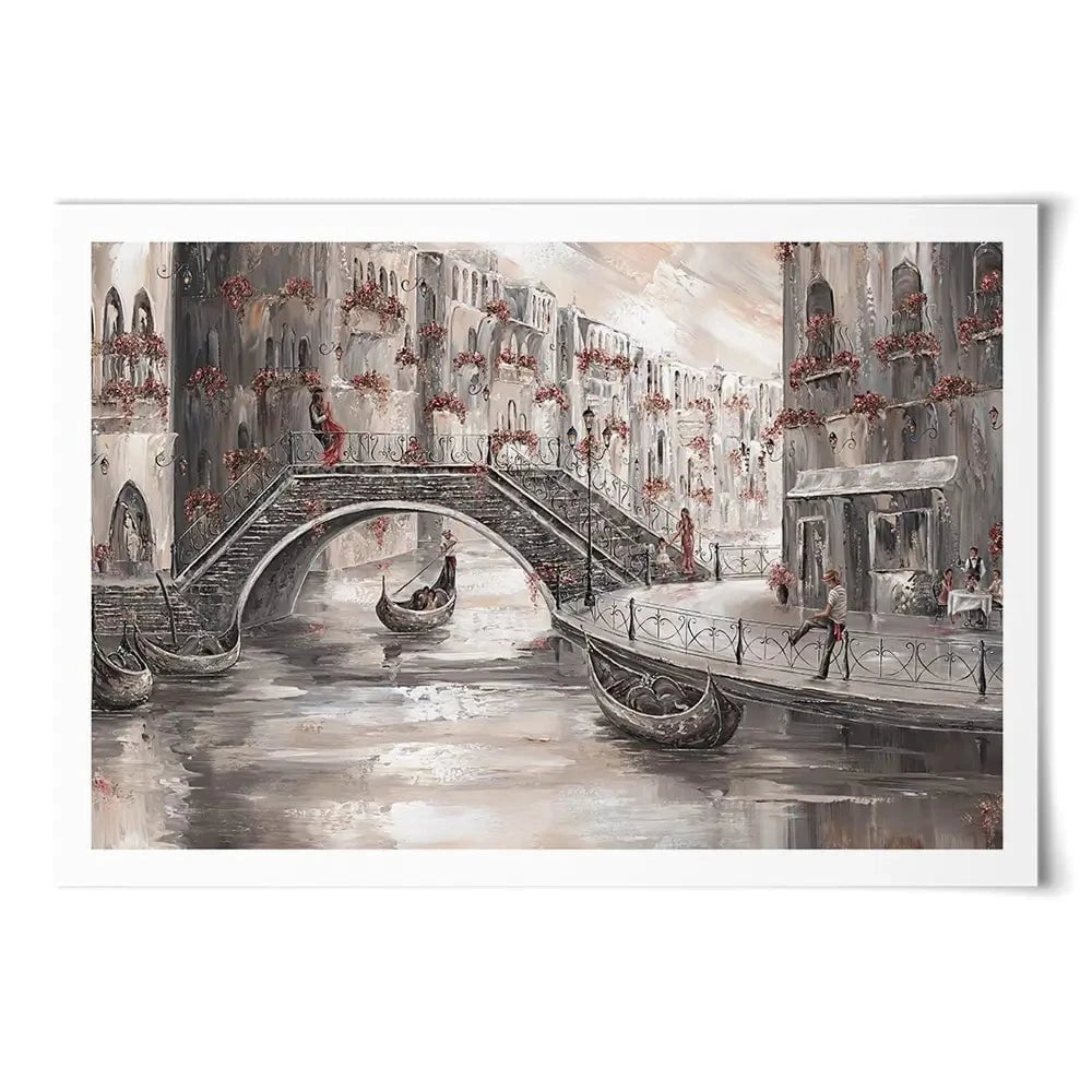 Sunset Glow In Venice Art Print Sunset Glow In Venice Art Print wall art product Isabella Karolewicz