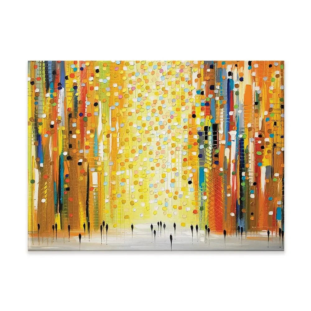 Sunset Lights Canvas Print Sunset Lights Canvas Print wall art product Ekaterina Ermilkina