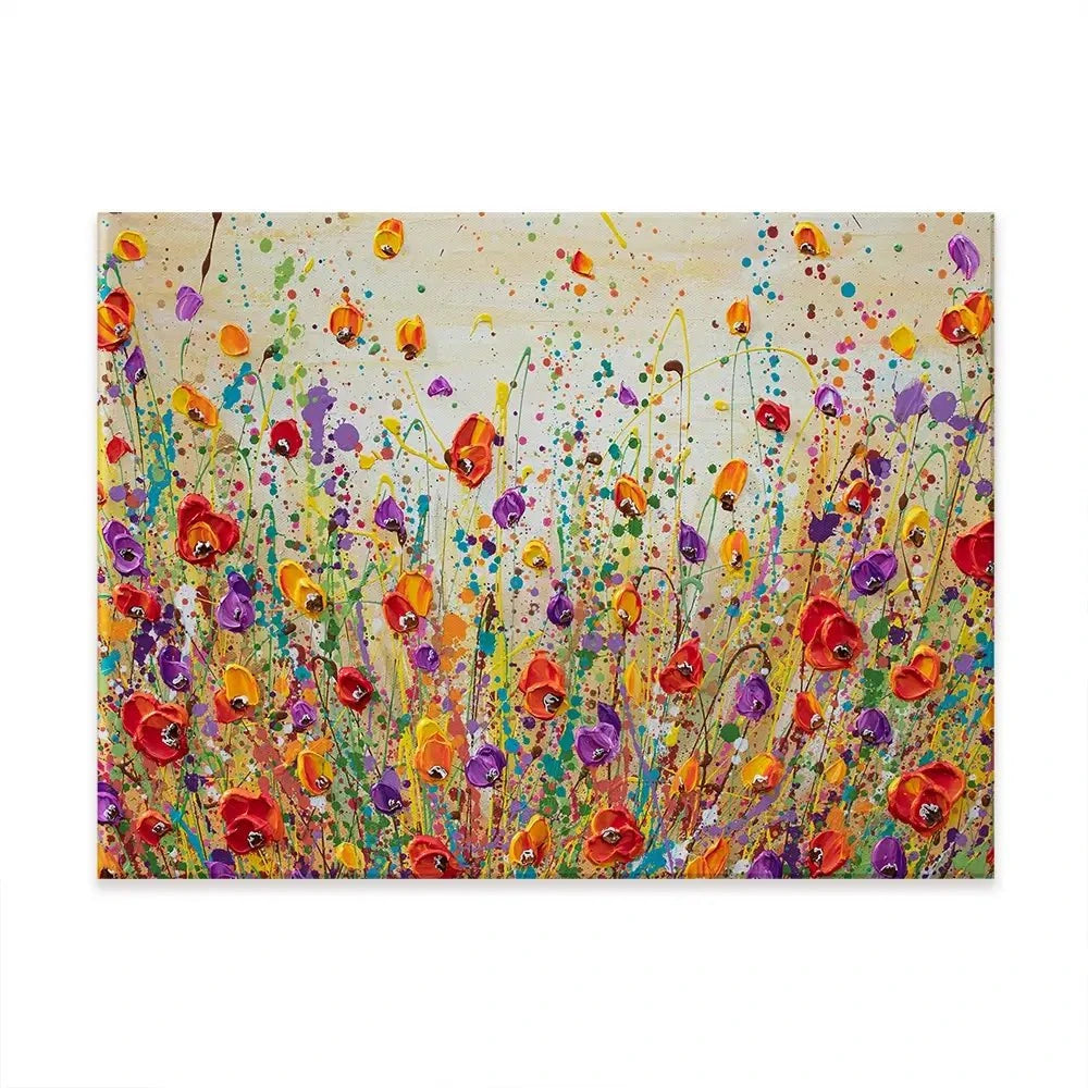 Sunset Meadow Canvas Print Sunset Meadow Canvas Print wall art product Olga Tkachyk