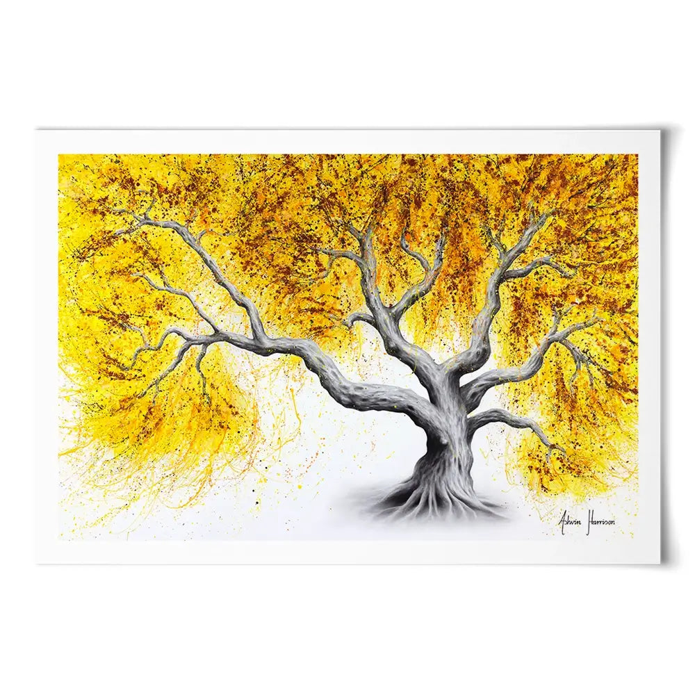 Sunshine Tree Art Print Sunshine Tree Art Print wall art product Ashvin Harrison (2016-2022 collection)