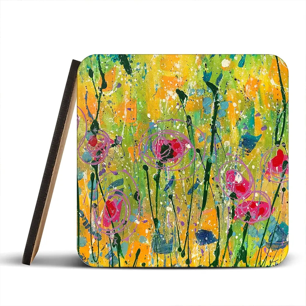 Sweetness And Light Coaster Set Sweetness And Light Coaster Set wall art product Jane Brookshaw