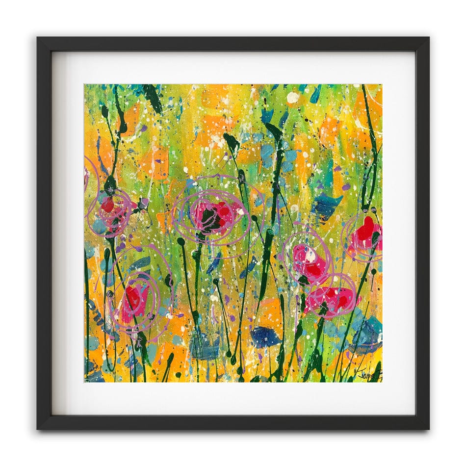 Sweetness And Light Square Framed Art Print wall art product Jane Brookshaw