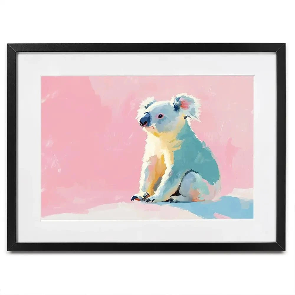 Tender Tones Koala Framed Art Print Tender Tones Koala Framed Art Print wall art product Treechild