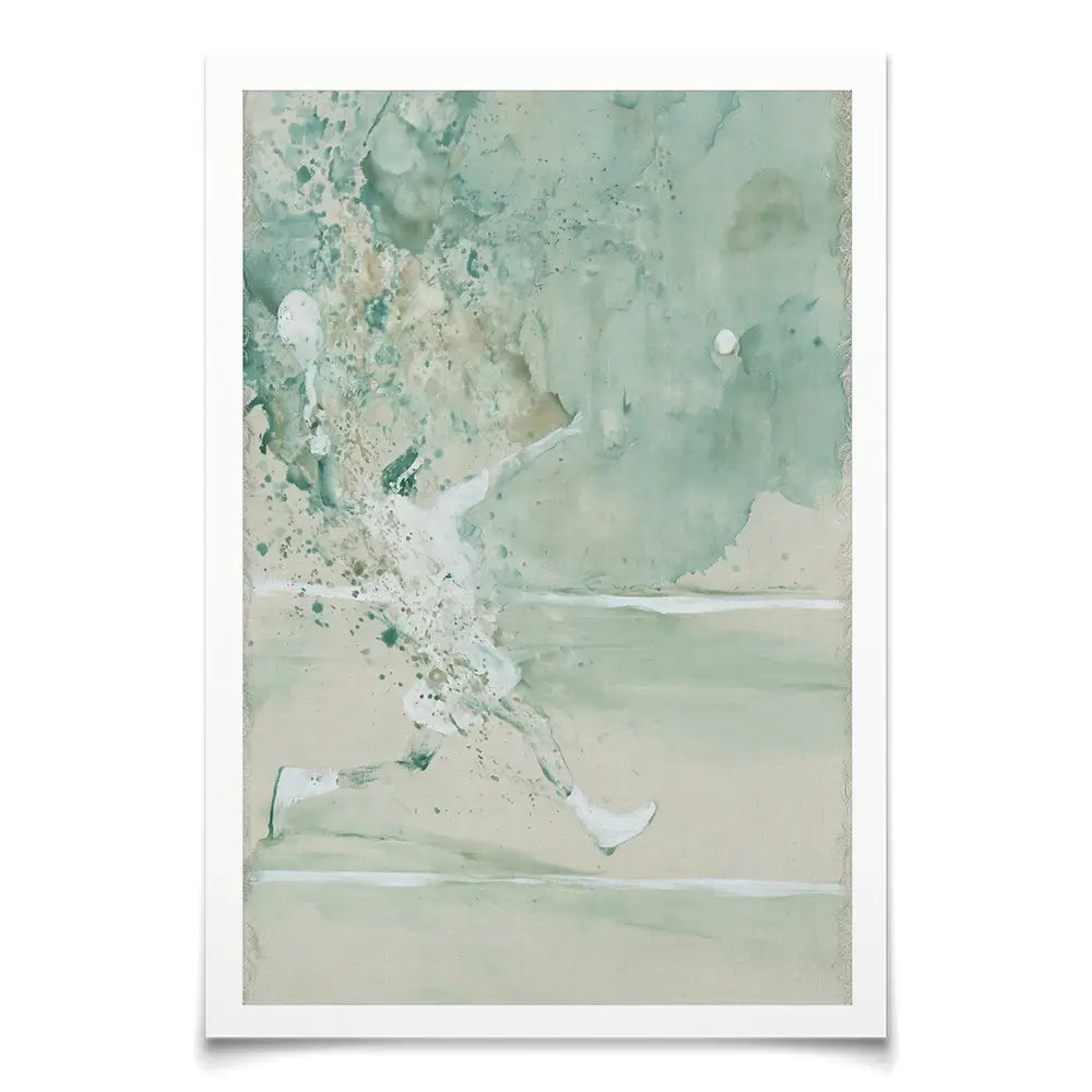 Tennis In Motion Art Print Tennis In Motion Art Print wall art product Chromatic Storm Studio