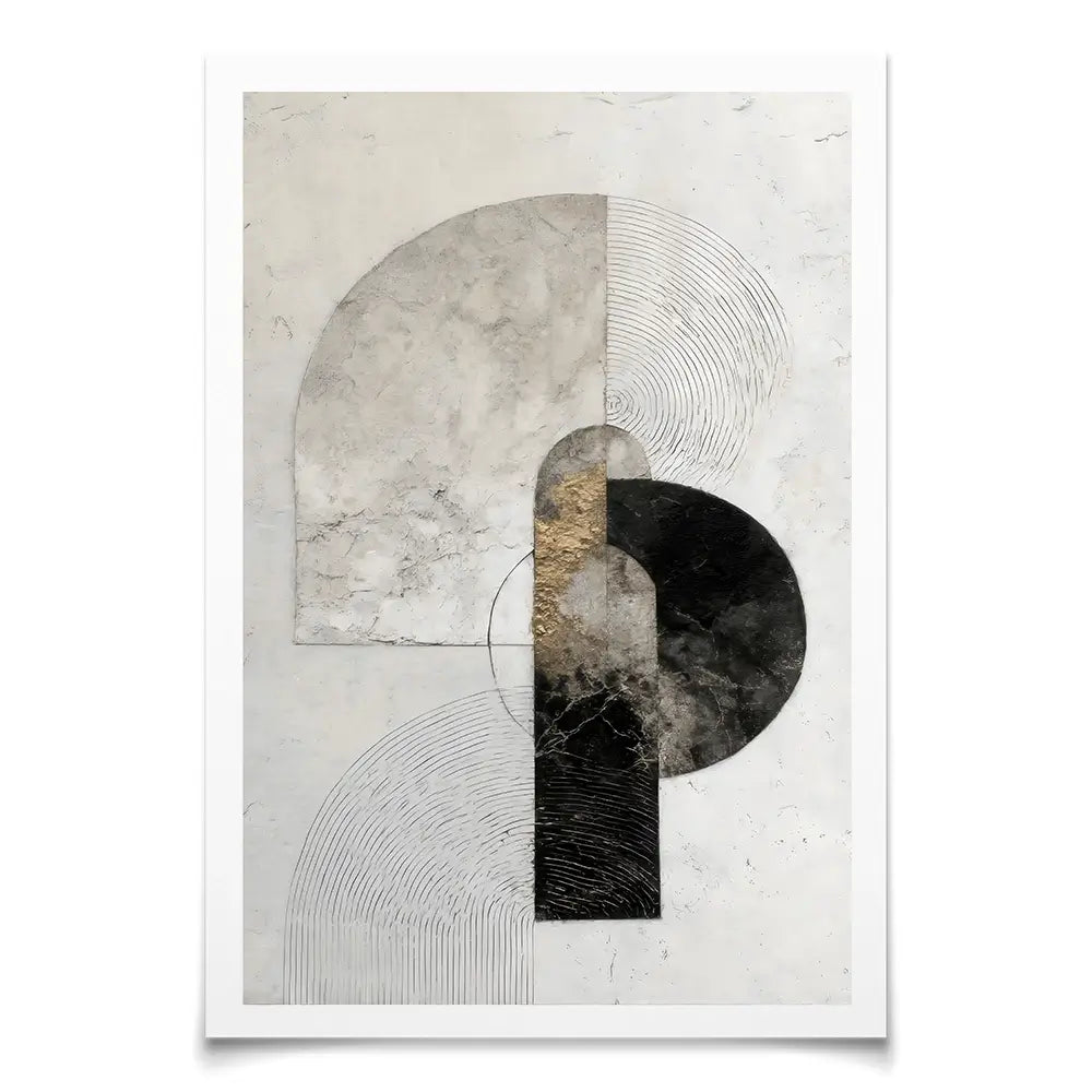 Textured Geometry Art Print Textured Geometry Art Print wall art product LSR Design Studio - Independent