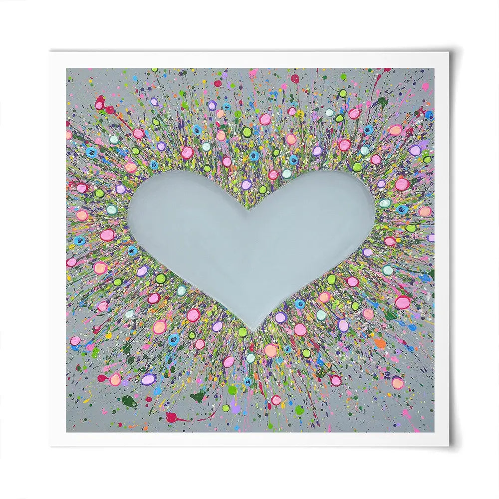 Thank You For Loving Me Square Art Print Thank You For Loving Me Square Art Print wall art product Jo Gough