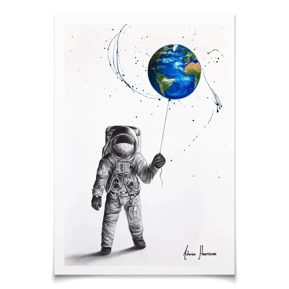 The Astronaut Art Print The Astronaut Art Print wall art product Ashvin Harrison