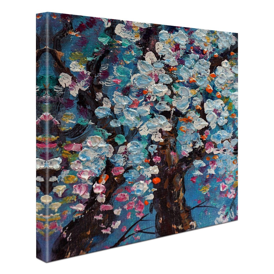The Blossoming Tree Square Canvas Print wall art product kwang gallery / Shutterstock
