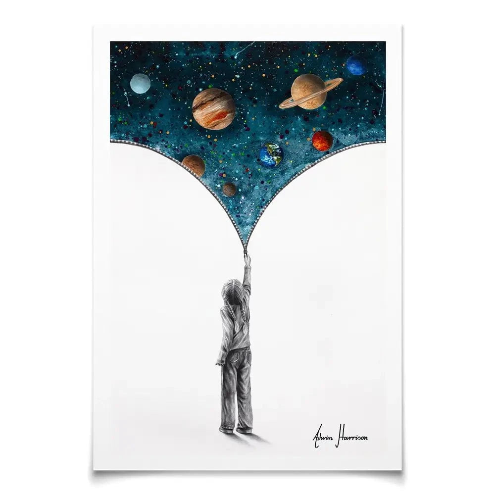 The Dream Of Space Art Print The Dream Of Space Art Print wall art product Ashvin Harrison