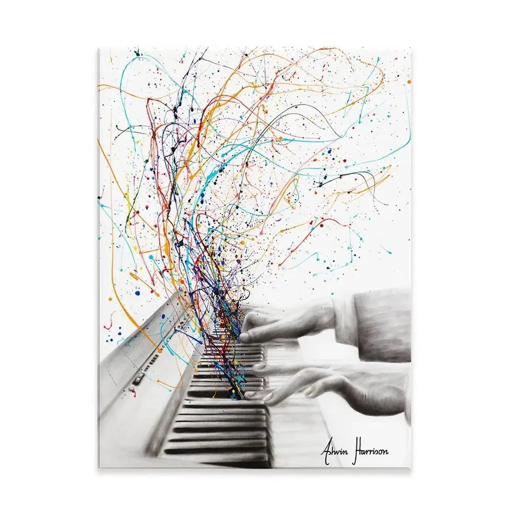 The Keyboard Solo Canvas Print The Keyboard Solo Canvas Print wall art product Ashvin Harrison
